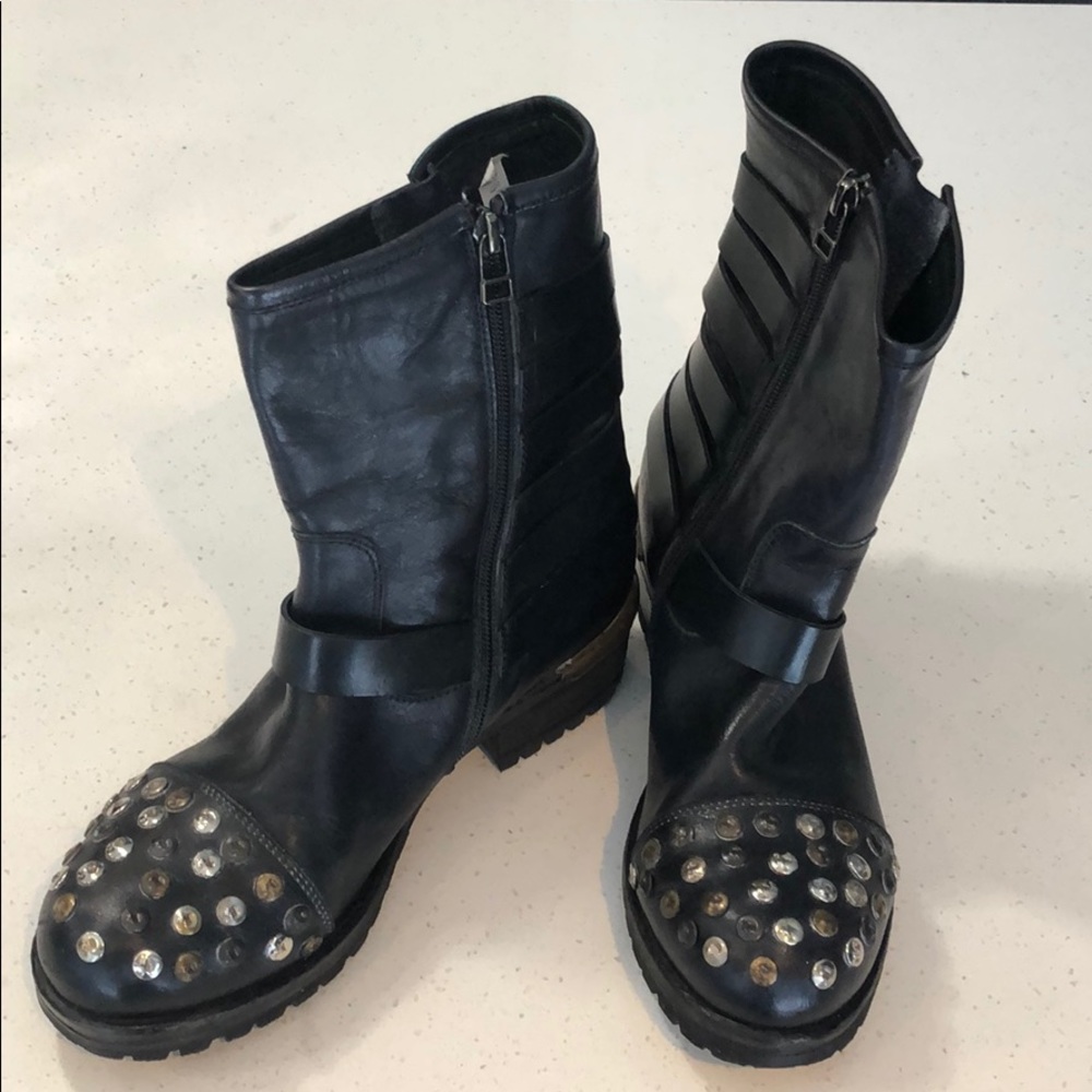 Combat Moto Boots